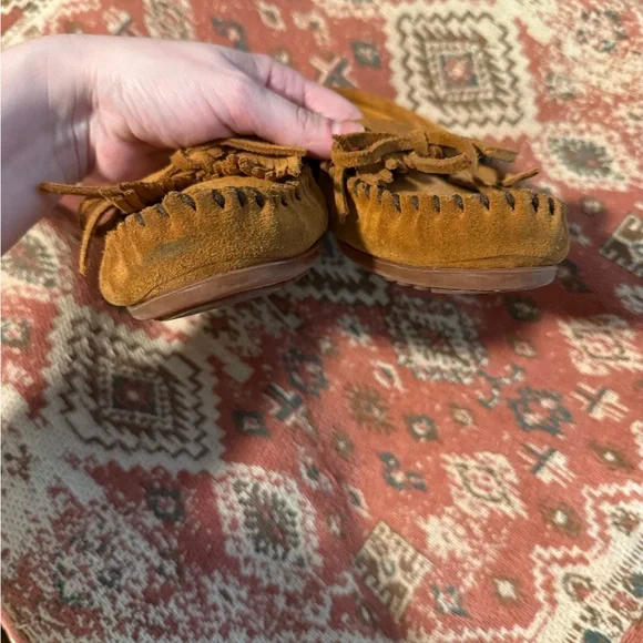 Minnetonka leather loafer moccasins - Picture 4 of 7
